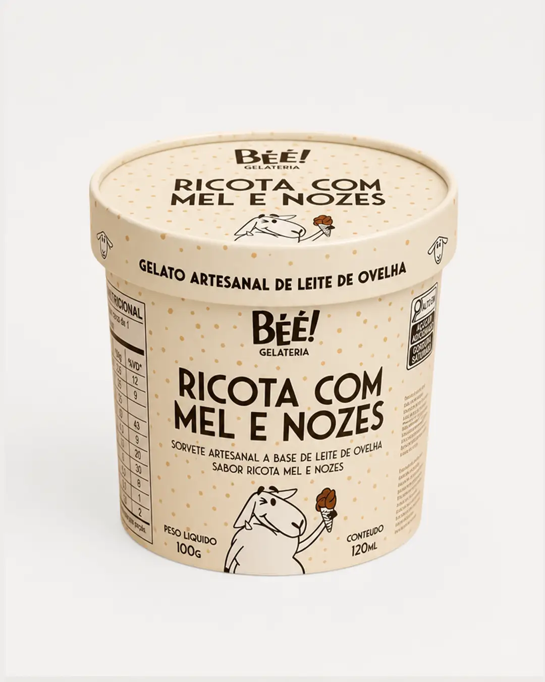Ricota com Mel e Nozes